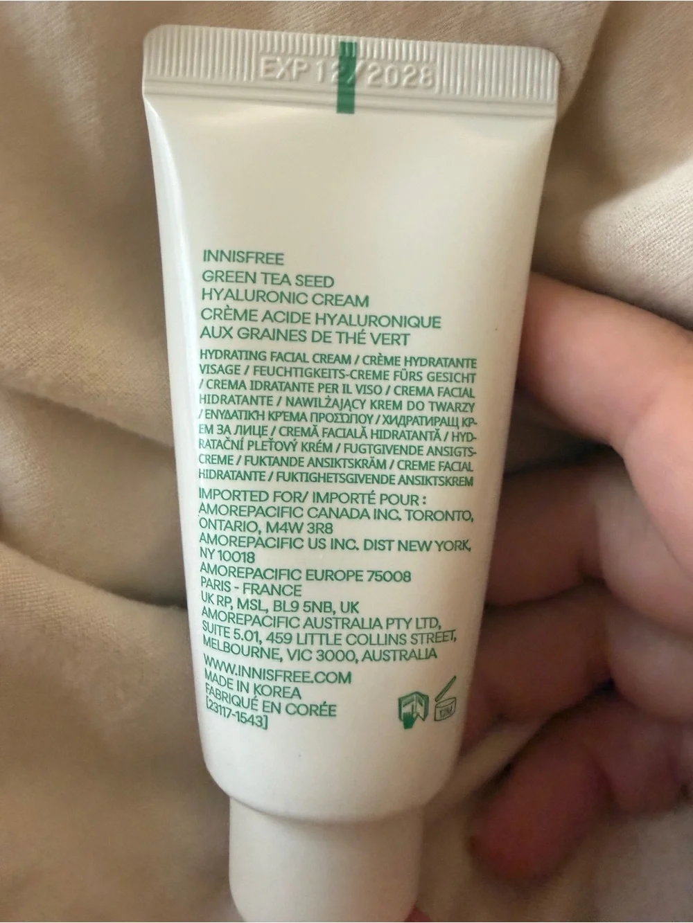 💙4/$20 Innisfree Green Tea Seed Hyaluronic Cream